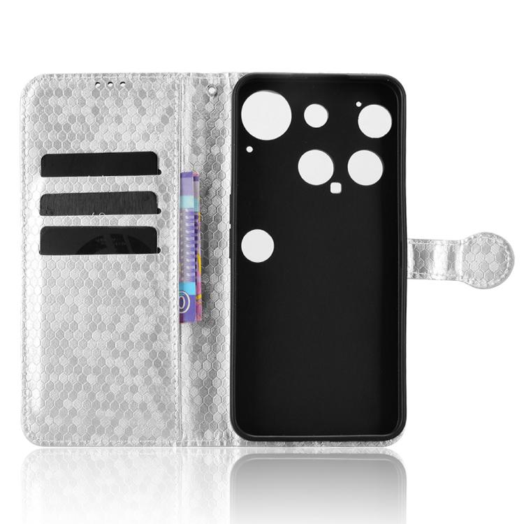 For Nothing Phone 3 Honeycomb Dot Texture Leather Phone Case