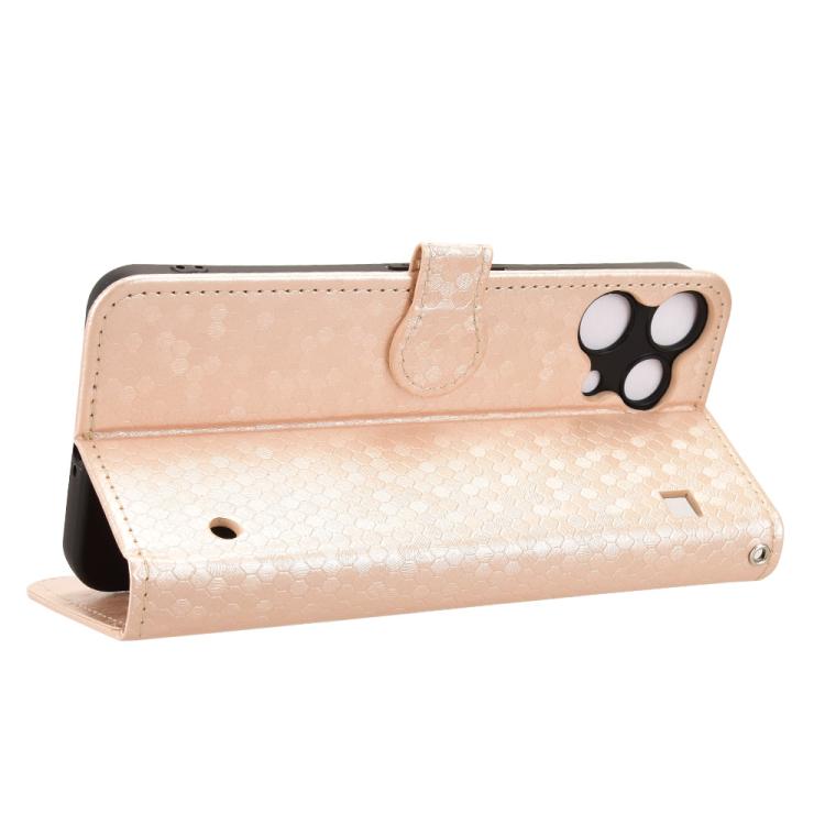 For Nothing Phone 3a Lite Honeycomb Dot Texture Leather Phone Case