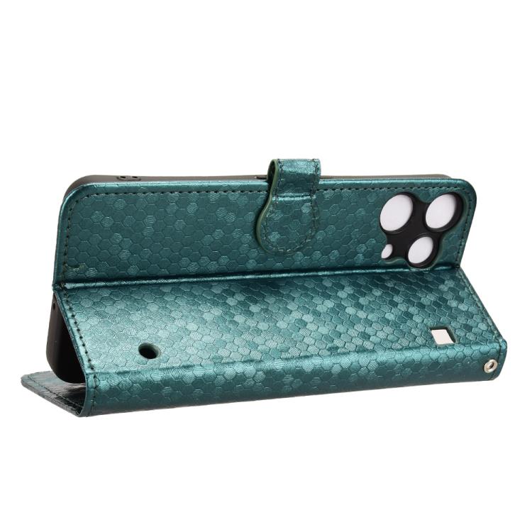 For Nothing Phone 3a Lite Honeycomb Dot Texture Leather Phone Case