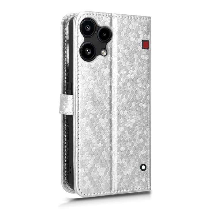 For Nothing Phone 3a Lite Honeycomb Dot Texture Leather Phone Case
