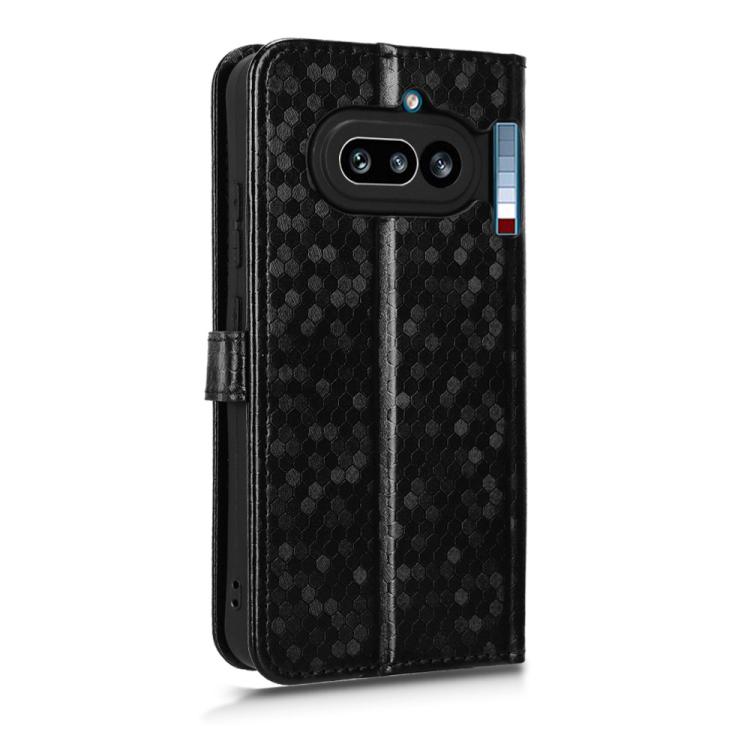 For Nothing Phone 4a Honeycomb Dot Texture Leather Phone Case