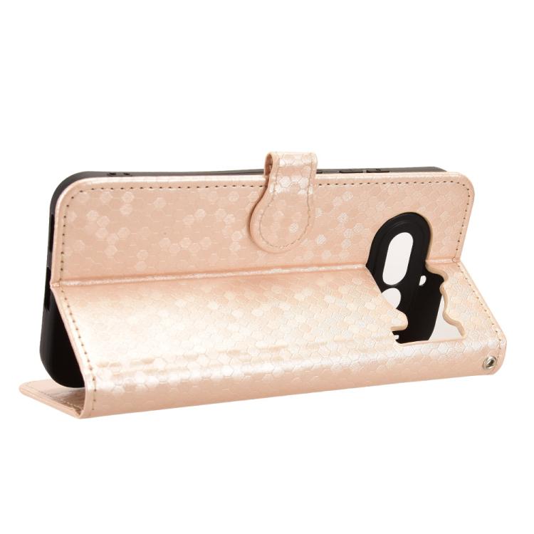 For Nothing Phone 4a Honeycomb Dot Texture Leather Phone Case