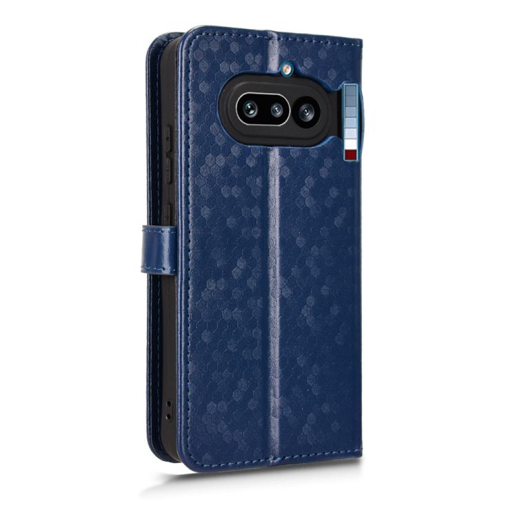 For Nothing Phone 4a Honeycomb Dot Texture Leather Phone Case
