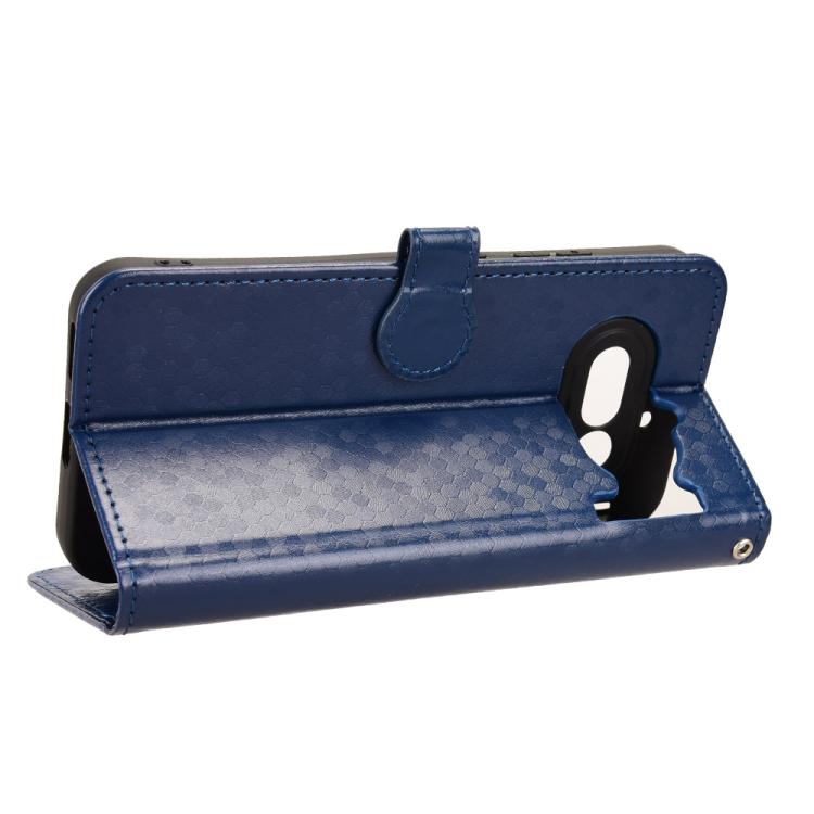 For Nothing Phone 4a Honeycomb Dot Texture Leather Phone Case