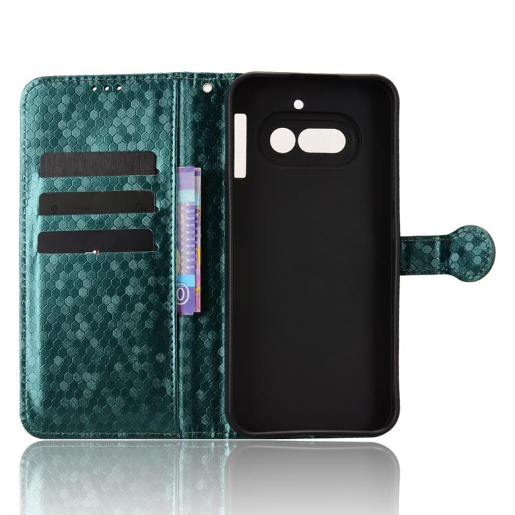 For Nothing Phone 4a Honeycomb Dot Texture Leather Phone Case