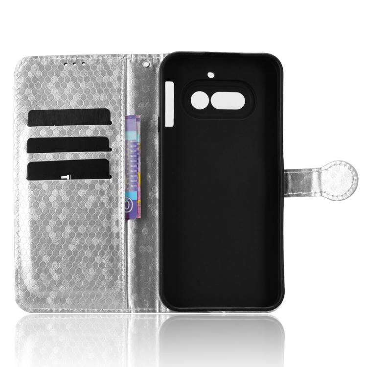 For Nothing Phone 4a Honeycomb Dot Texture Leather Phone Case