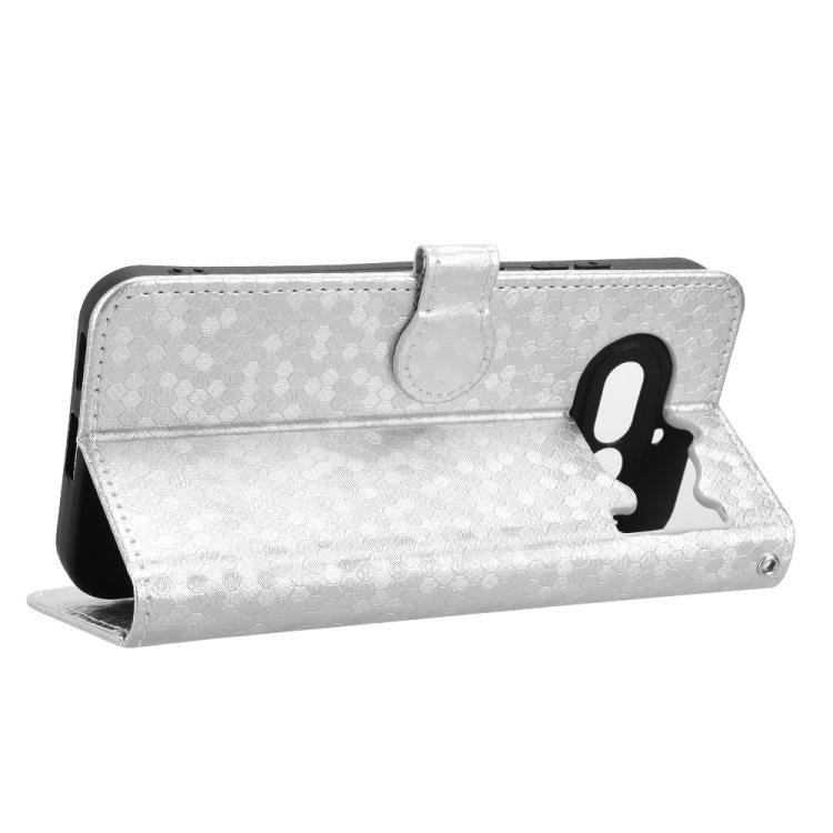 For Nothing Phone 4a Honeycomb Dot Texture Leather Phone Case