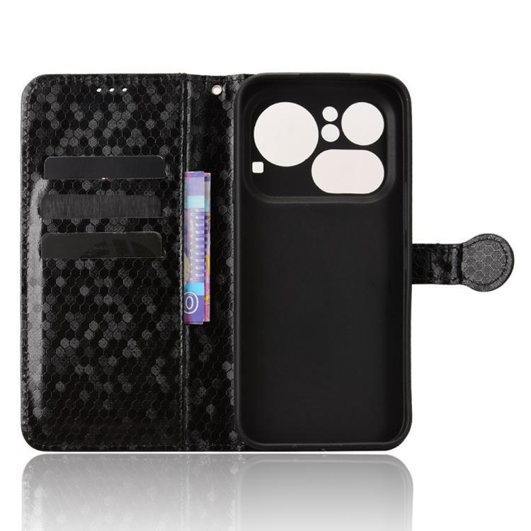 For Nothing Phone 4a Pro Honeycomb Dot Texture Leather Phone Case