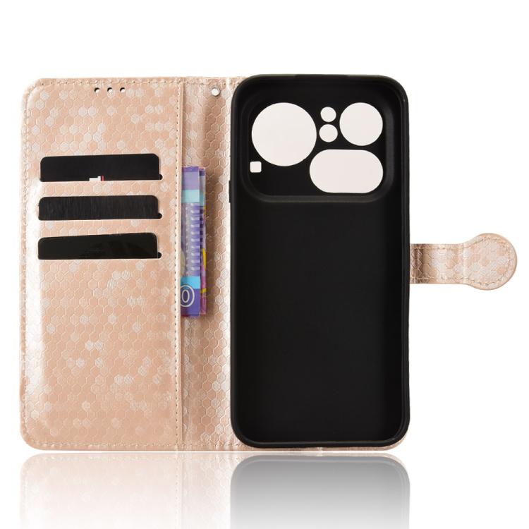 For Nothing Phone 4a Pro Honeycomb Dot Texture Leather Phone Case