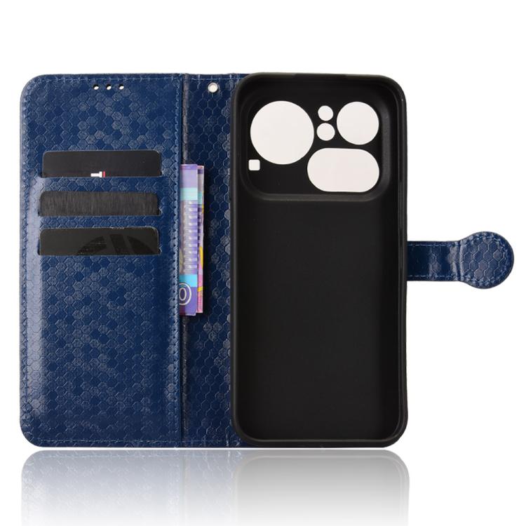 For Nothing Phone 4a Pro Honeycomb Dot Texture Leather Phone Case
