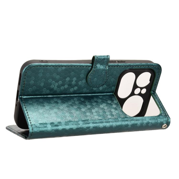 For Nothing Phone 4a Pro Honeycomb Dot Texture Leather Phone Case