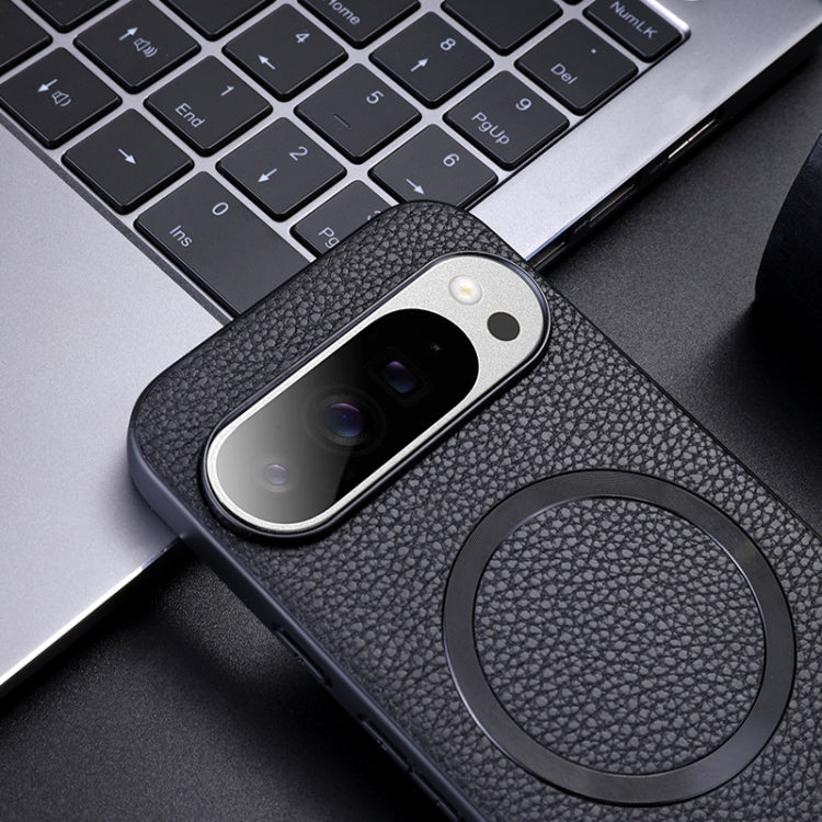 For Google Pixel 9 CD Magsafe Magnetic Litchi Texture Phone Case