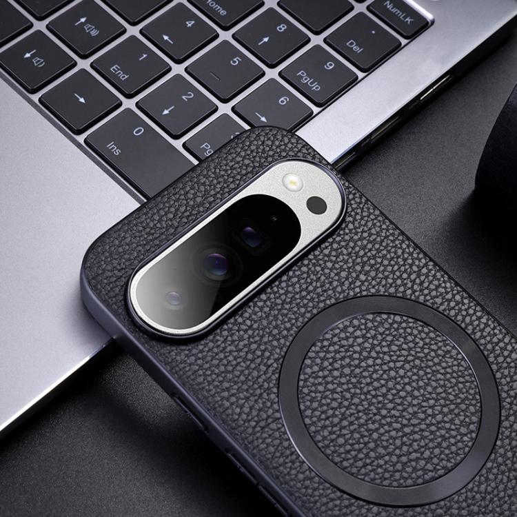 For Google Pixel 10 / 10 Pro CD Magsafe Magnetic Litchi Texture Phone Case