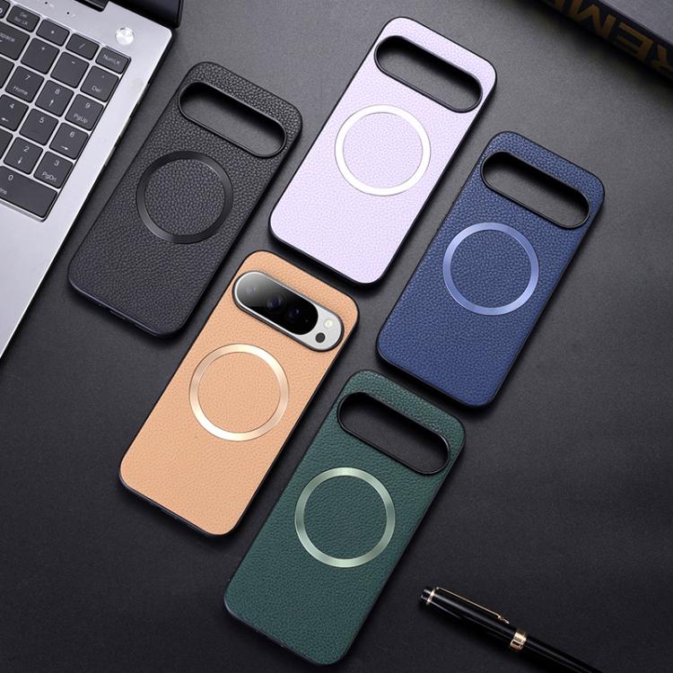 For Google Pixel 10 / 10 Pro CD Magsafe Magnetic Litchi Texture Phone Case