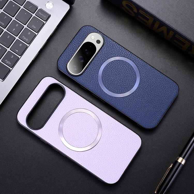 For Google Pixel 10 / 10 Pro CD Magsafe Magnetic Litchi Texture Phone Case