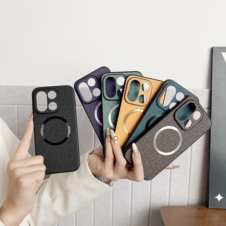 For OnePlus 15 CD Magsafe Magnetic Cloth Texture Phone Case