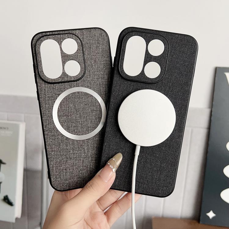 For OnePlus 15 CD Magsafe Magnetic Cloth Texture Phone Case