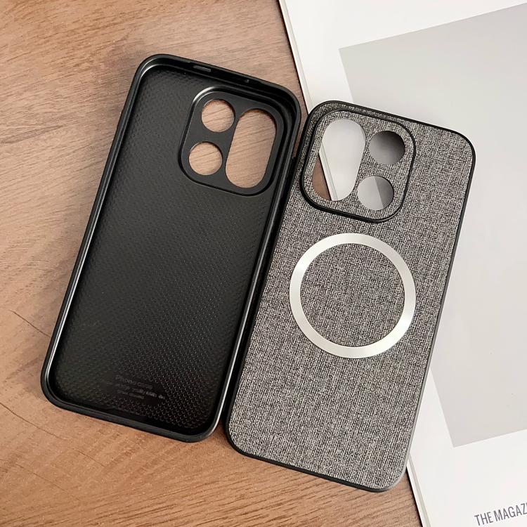 For OnePlus 15 CD Magsafe Magnetic Cloth Texture Phone Case