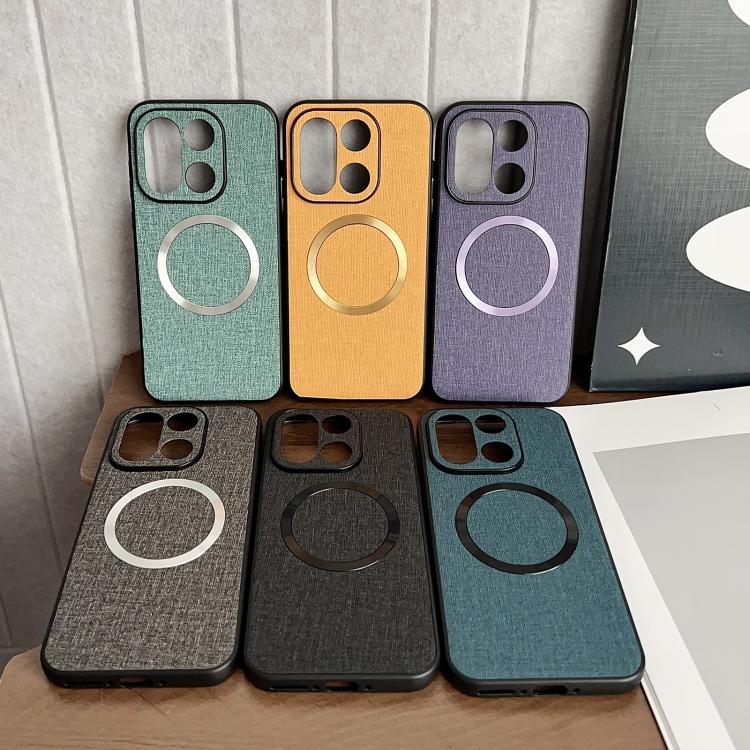 For OnePlus 15 CD Magsafe Magnetic Cloth Texture Phone Case