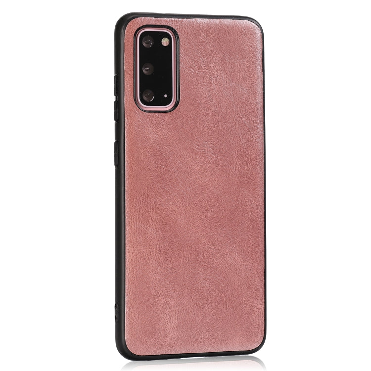For Samsung Galaxy S20 Crazy Horse Textured Calfskin PU+PC+TPU Case