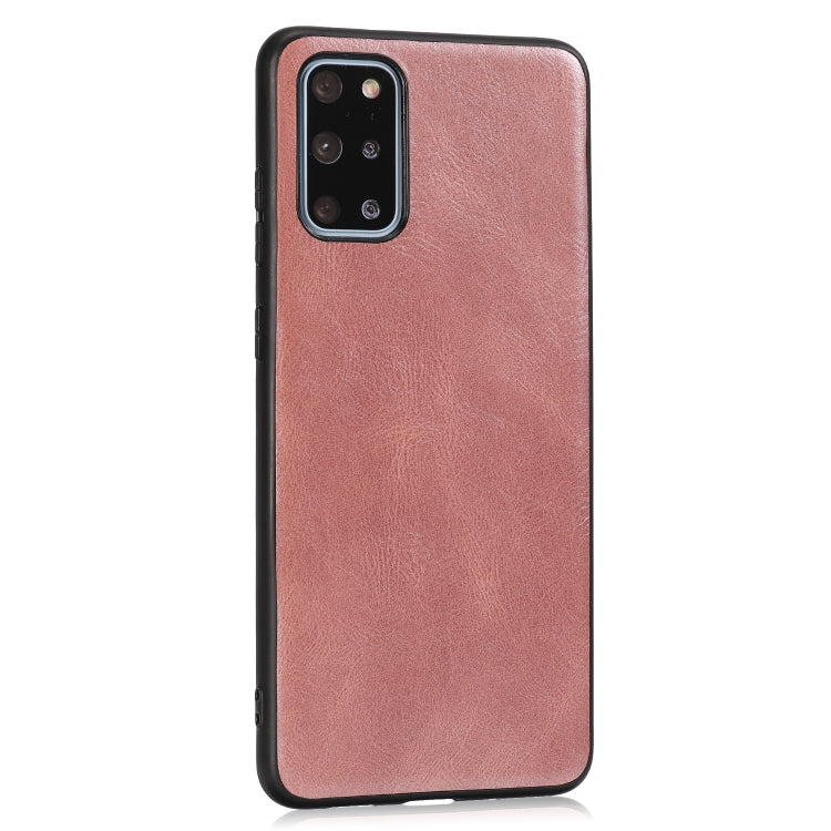 For Samsung Galaxy S20+ Crazy Horse Textured Calfskin PU+PC+TPU Case