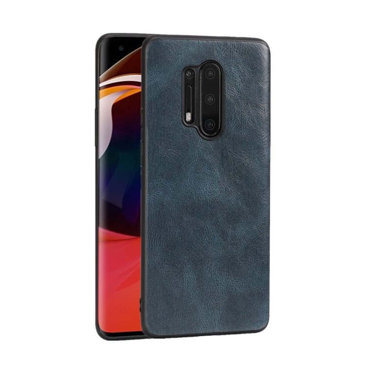 For OnePlus 8 Pro Crazy Horse Textured Calfskin PU+PC+TPU Case