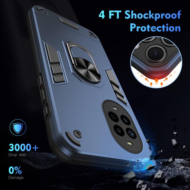 For Huawei nova 13 Pro Shockproof Metal Ring Holder Phone Case