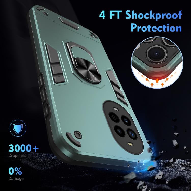 For Huawei nova 13 Pro Shockproof Metal Ring Holder Phone Case