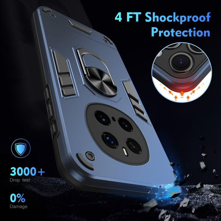 For Honor Magic7 Pro Shockproof Metal Ring Holder Phone Case