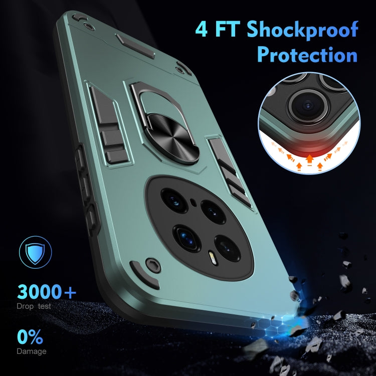 For Honor Magic7 Pro Shockproof Metal Ring Holder Phone Case