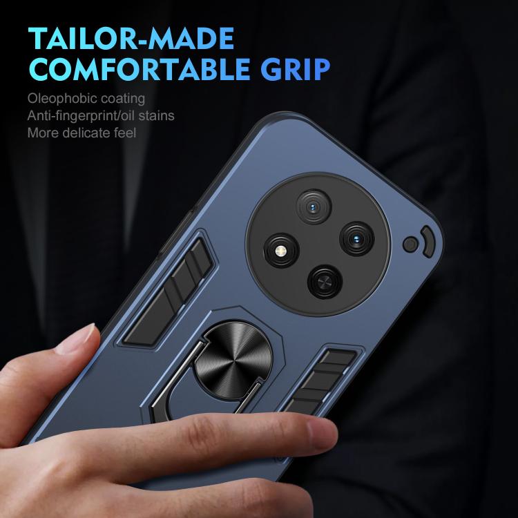 For Honor X9c Shockproof Metal Ring Holder Phone Case