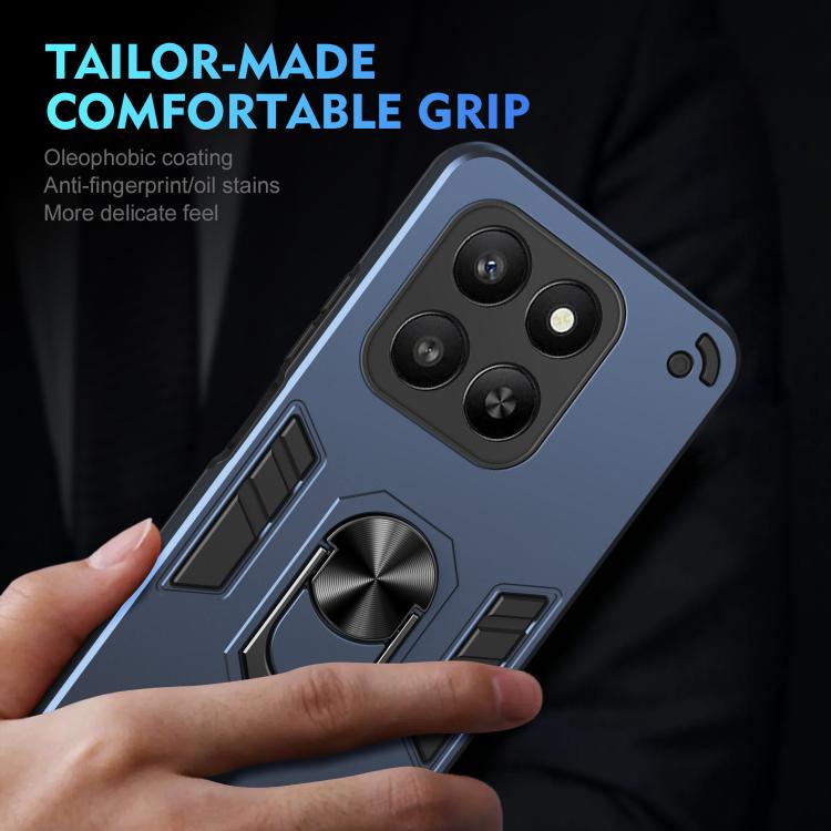 For Honor 400 Smart 5G Shockproof Metal Ring Holder Phone Case