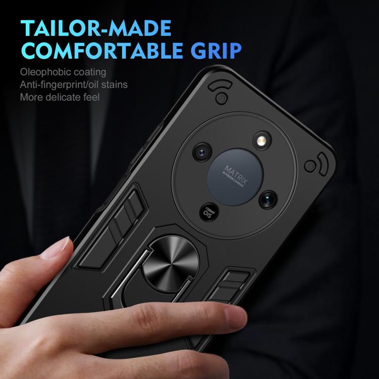 For Honor X9d / X70 5G Shockproof Metal Ring Holder Phone Case