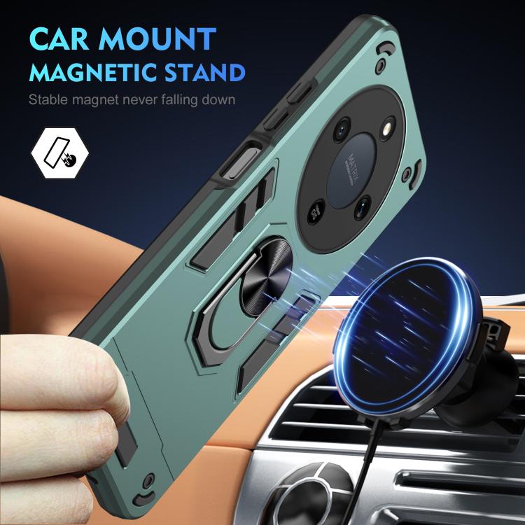 For Honor X9d / X70 5G Shockproof Metal Ring Holder Phone Case