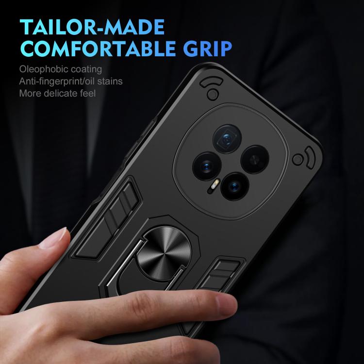 For Honor Magic8 Shockproof Metal Ring Holder Phone Case