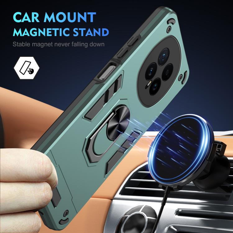 For Honor Magic8 Shockproof Metal Ring Holder Phone Case