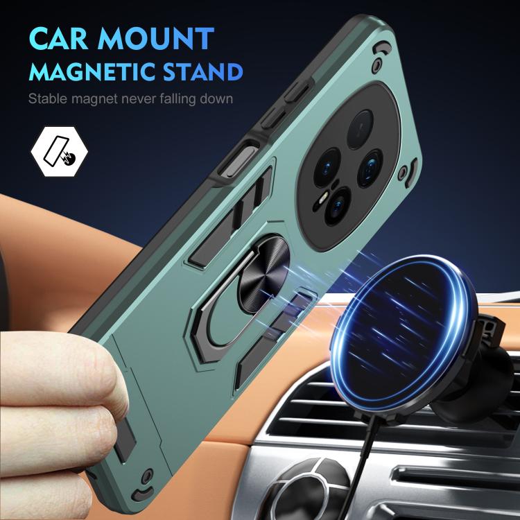 For Honor Magic8 Pro Shockproof Metal Ring Holder Phone Case