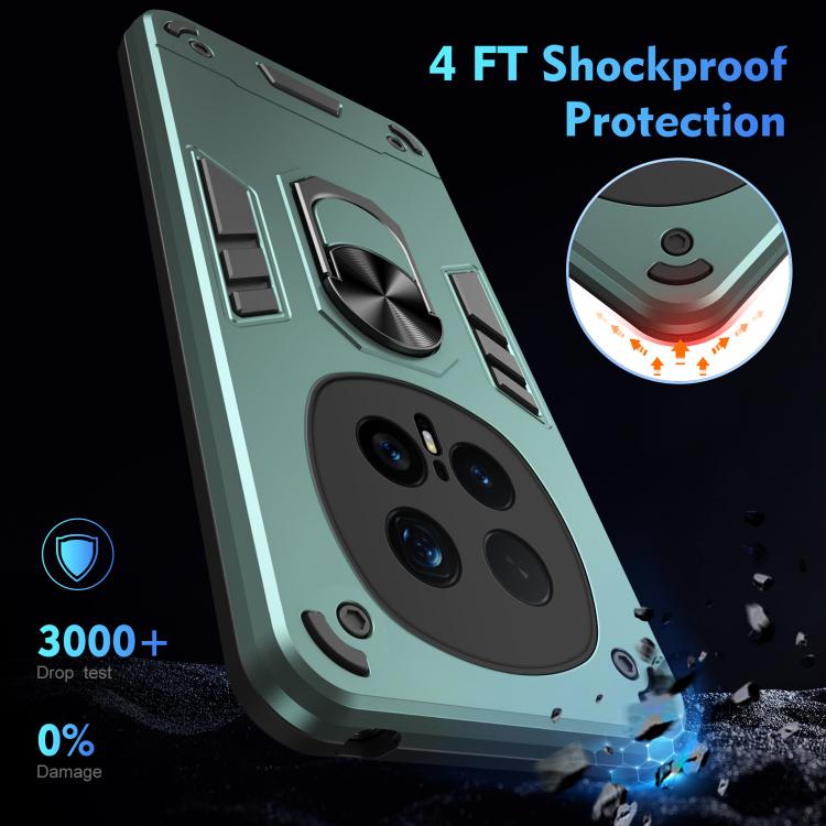 For Honor Magic8 Pro Shockproof Metal Ring Holder Phone Case