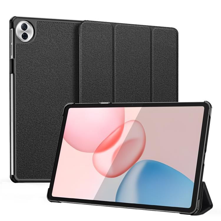 For Honor Pad 10 DUX DUCIS Domo Series Cloth Texture Magnetic Leather Tablet Case