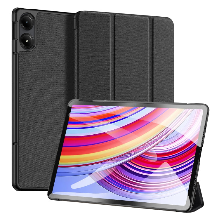 For Xiaomi Redmi Pad Pro 12.1 DUX DUCIS Domo Series Cloth Texture Magnetic Leather Tablet Case
