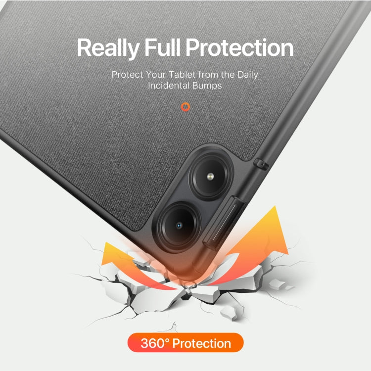 For Xiaomi Redmi Pad Pro 12.1 DUX DUCIS Domo Series Cloth Texture Magnetic Leather Tablet Case