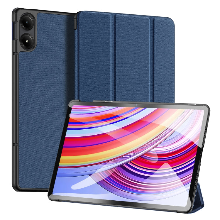 For Xiaomi Redmi Pad Pro 12.1 DUX DUCIS Domo Series Cloth Texture Magnetic Leather Tablet Case