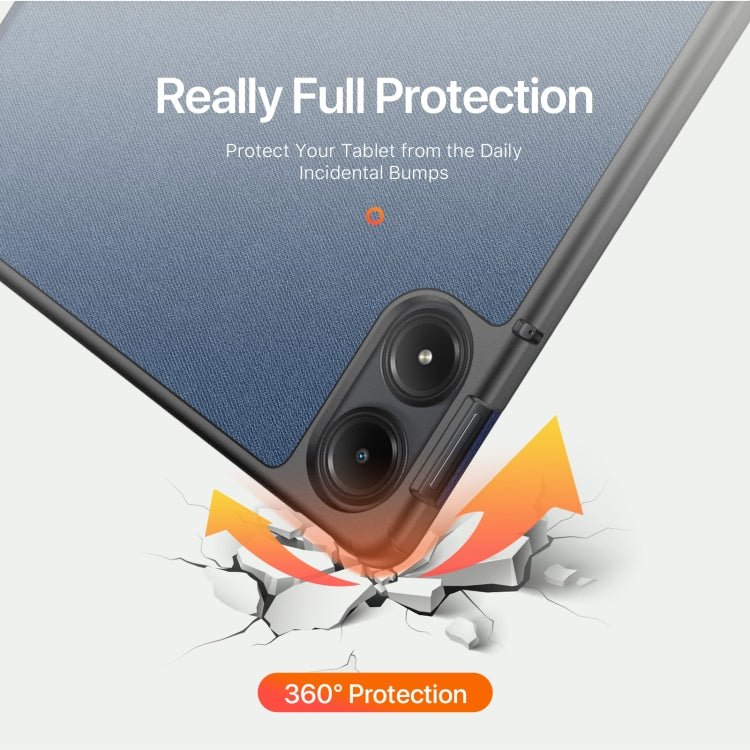 For Xiaomi Redmi Pad Pro 12.1 DUX DUCIS Domo Series Cloth Texture Magnetic Leather Tablet Case
