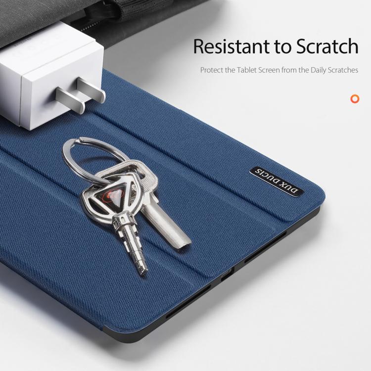 For Xiaomi Pad 7 Ultra DUX DUCIS Domo Series Cloth Texture Magnetic Leather Tablet Case