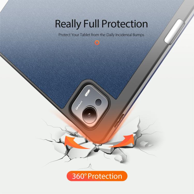 For Xiaomi Pad 7 Ultra DUX DUCIS Domo Series Cloth Texture Magnetic Leather Tablet Case