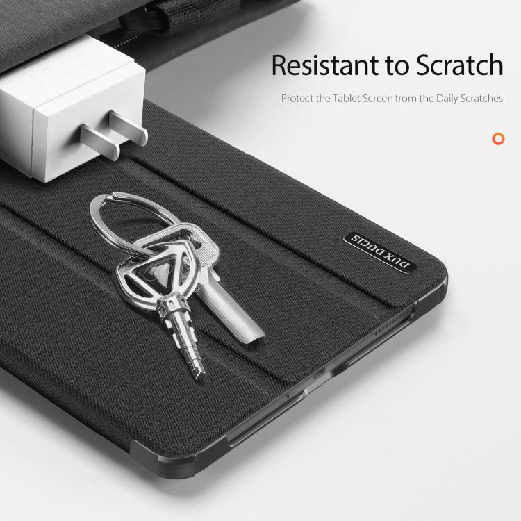 For Xiaomi Redmi K Pad DUX DUCIS Domo Series Cloth Texture Magnetic Leather Tablet Case