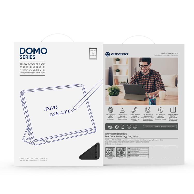 For Xiaomi Redmi K Pad DUX DUCIS Domo Series Cloth Texture Magnetic Leather Tablet Case