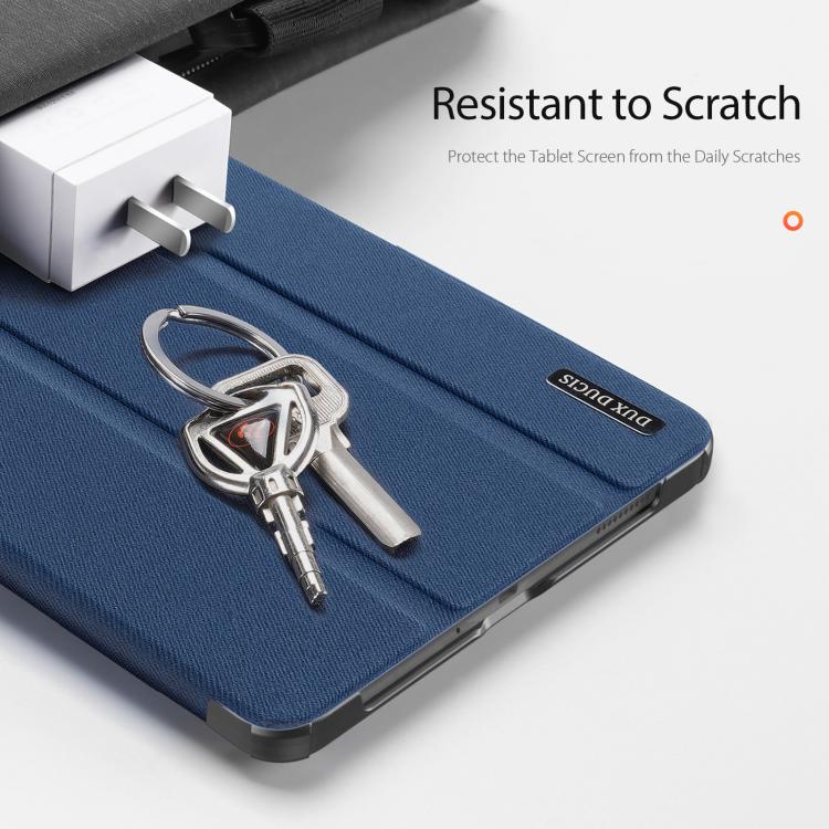 For Xiaomi Redmi K Pad DUX DUCIS Domo Series Cloth Texture Magnetic Leather Tablet Case