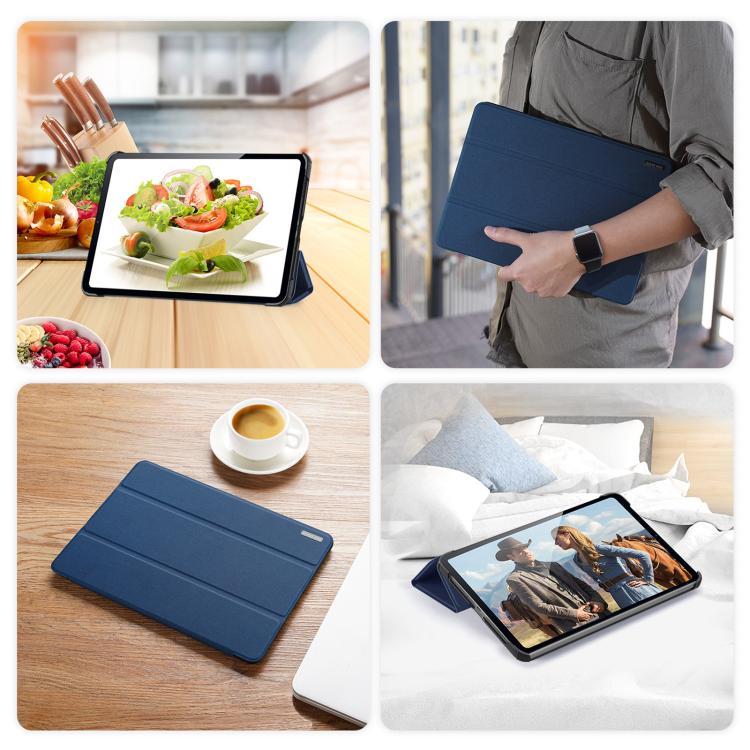 For Xiaomi Redmi K Pad DUX DUCIS Domo Series Cloth Texture Magnetic Leather Tablet Case