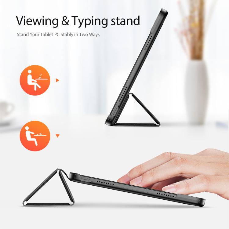 For Xiaomi Redmi Pad 2 Pro / Pad Pro 5G DUX DUCIS Domo Series Cloth Texture Magnetic Leather Tablet Case